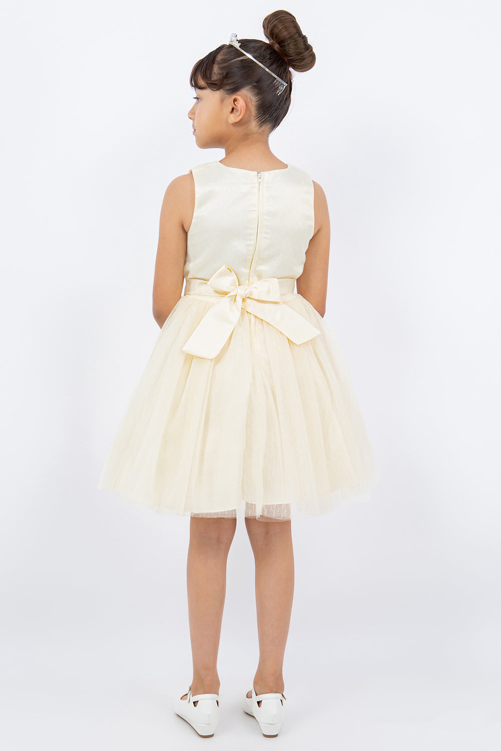 Flower Girl Dresses Short Sequin Floral Flower Girl Dress Champagne