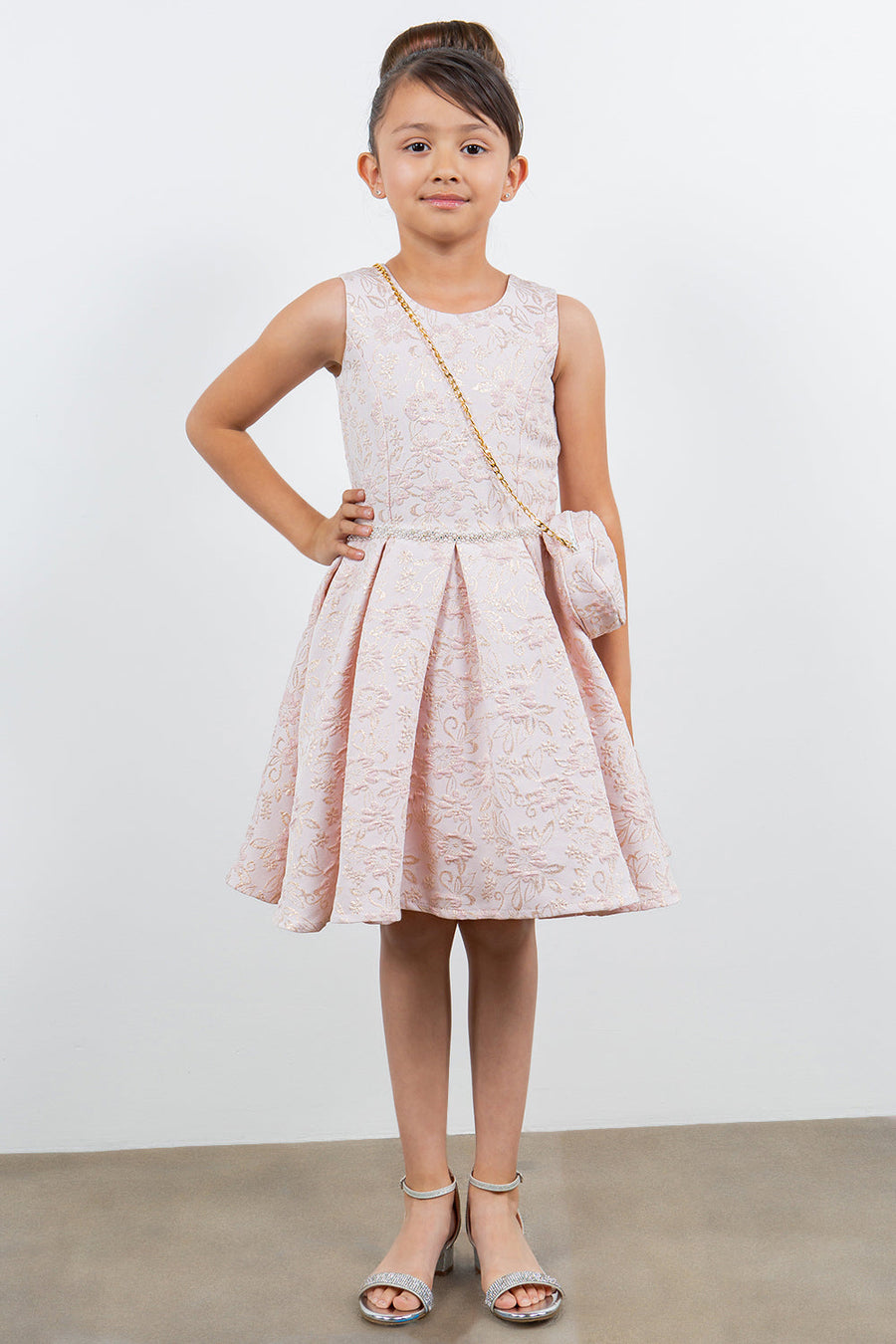 Flower Girl Dresses A Line Printed Short Flower Girl Dress Pink