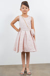 Flower Girl Dresses A Line Printed Short Flower Girl Dress Pink