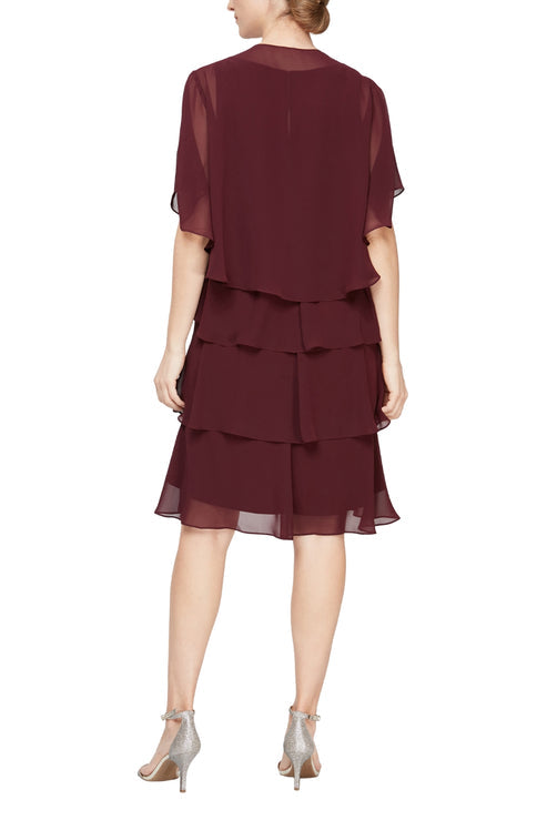 Cocktail Dresses Short Cocktail Sequin Jacket Dress Fig