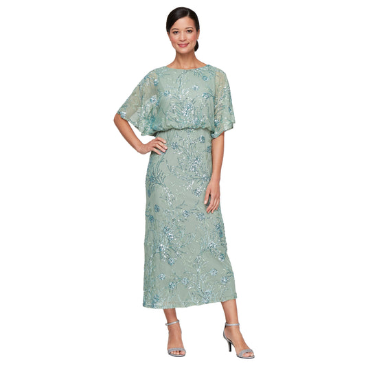 Mother of the Bride Dresses Formal Mother of the Bride Tea Length Dress Sage