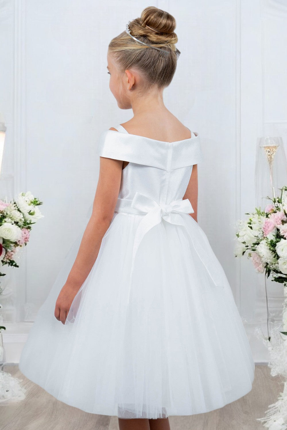Flower Girl Dresses Flower Girl A Line Short Dress White