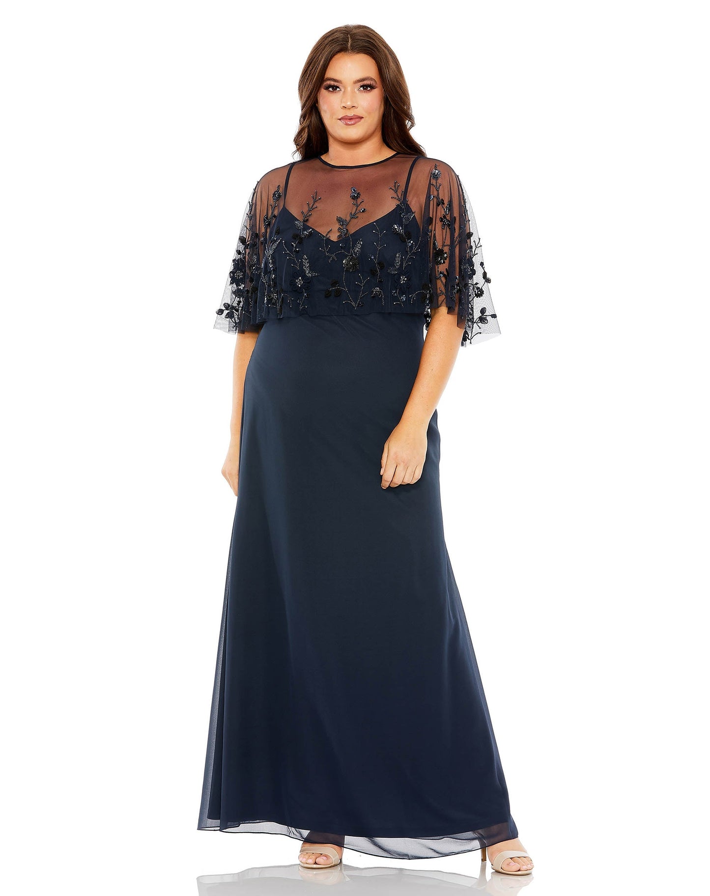 Plus Size Dresses Plus Size Long Formal Gown Midnight