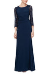 Formal Dresses Long Formal Petite Evening Dress Navy