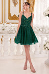 Homecoming Dresses Sleeveless Homecoming Dress Emerald