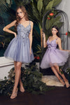 Homecoming Dresses Sleeveless Homecoming Dress Lavender