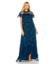 Formal Dresses Long Mother of the Bride Formal Evening Dress Ocean Blue