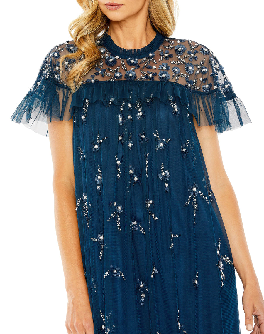 Formal Dresses Long Mother of the Bride Formal Evening Dress Ocean Blue