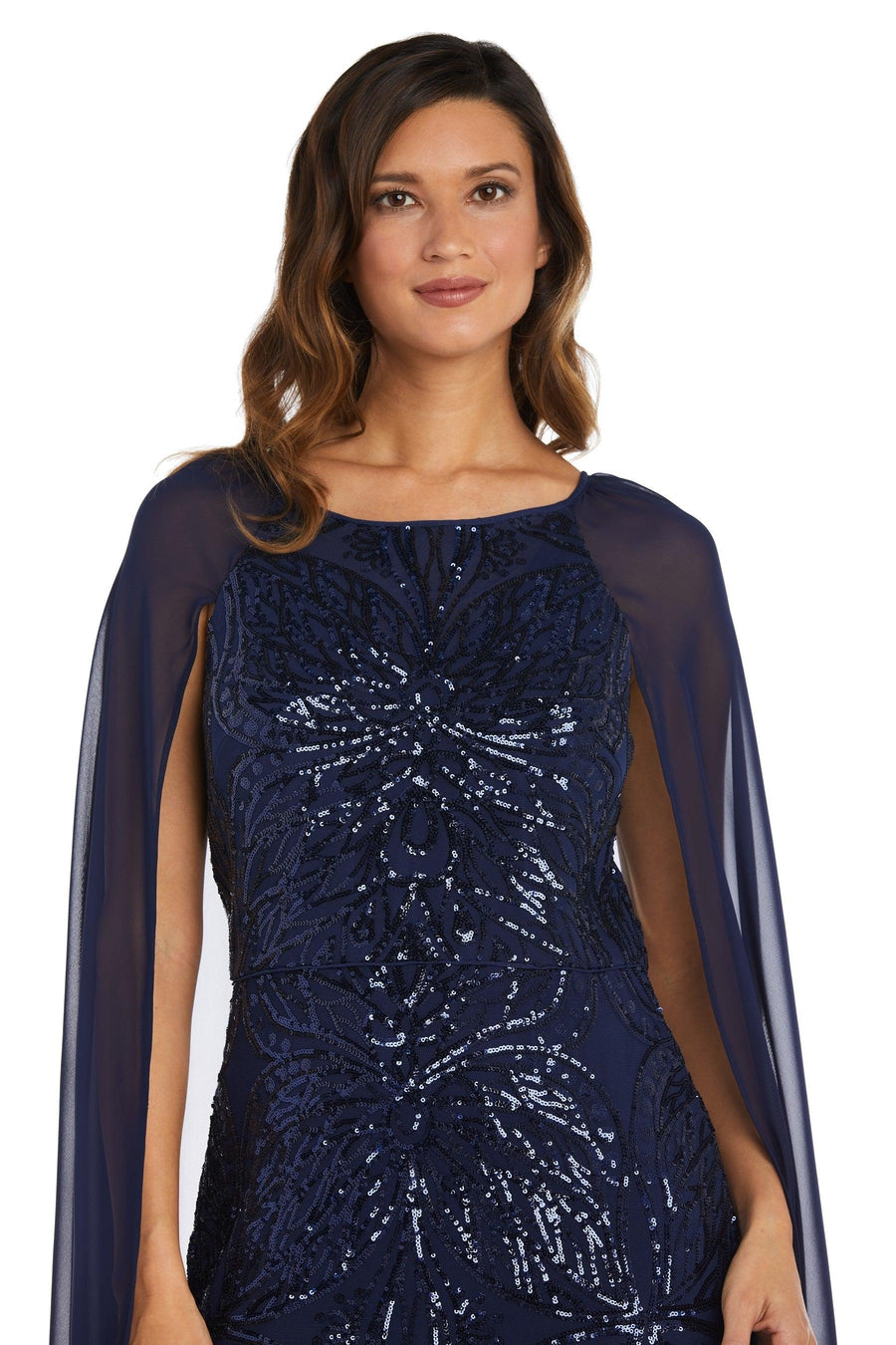 R&M Richards 9262P Long Formal Petite Dress