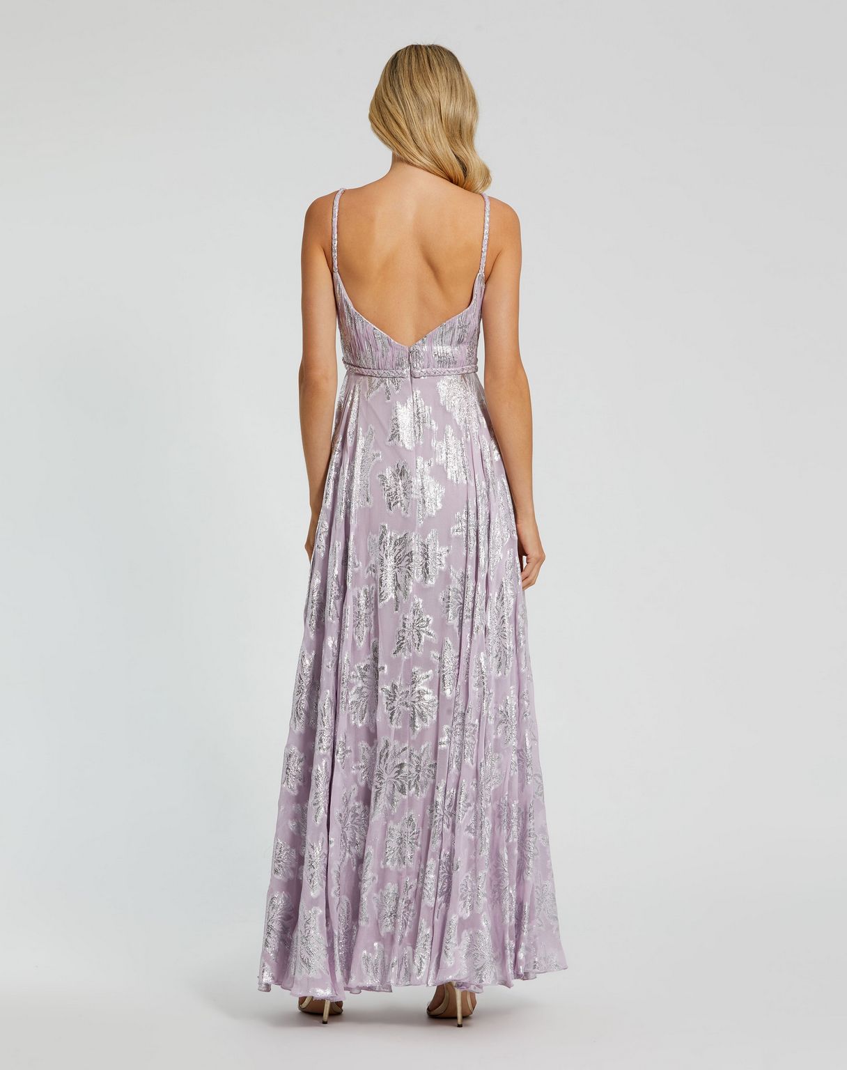 Prom Dresses Long Formal Floral Prom Dress Lilac Multi