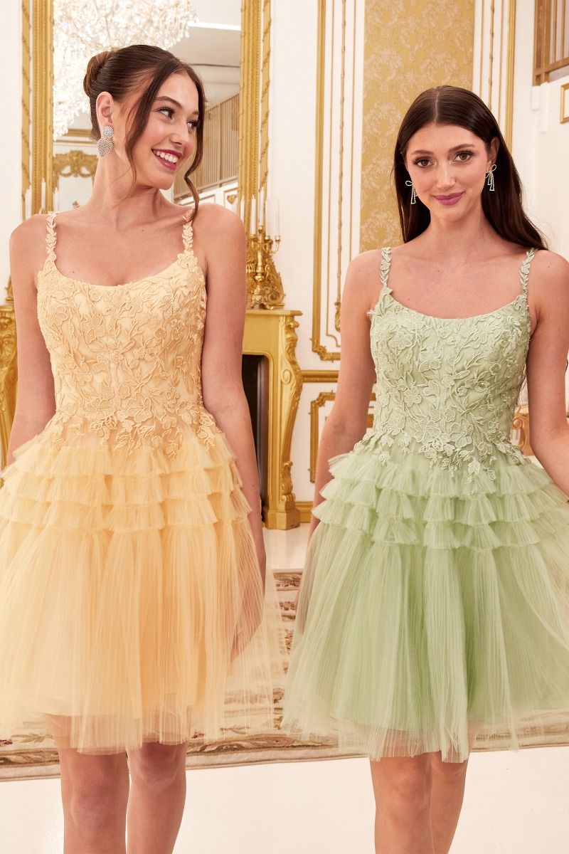 Cocktail Dresses Homecoming Short Pleated A Line Cocktail Dress Sage