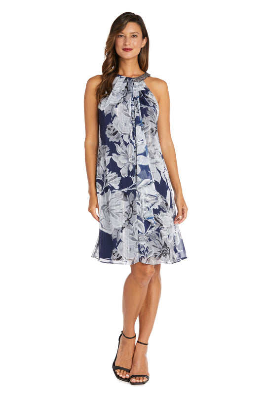 R&M Richards 9359P Short Petite Chiffon Dress