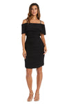 R&M Richards 9377 Short Off Shoulder Dress