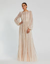 Formal Dresses Long Formal Beaded Evening Dress Peach