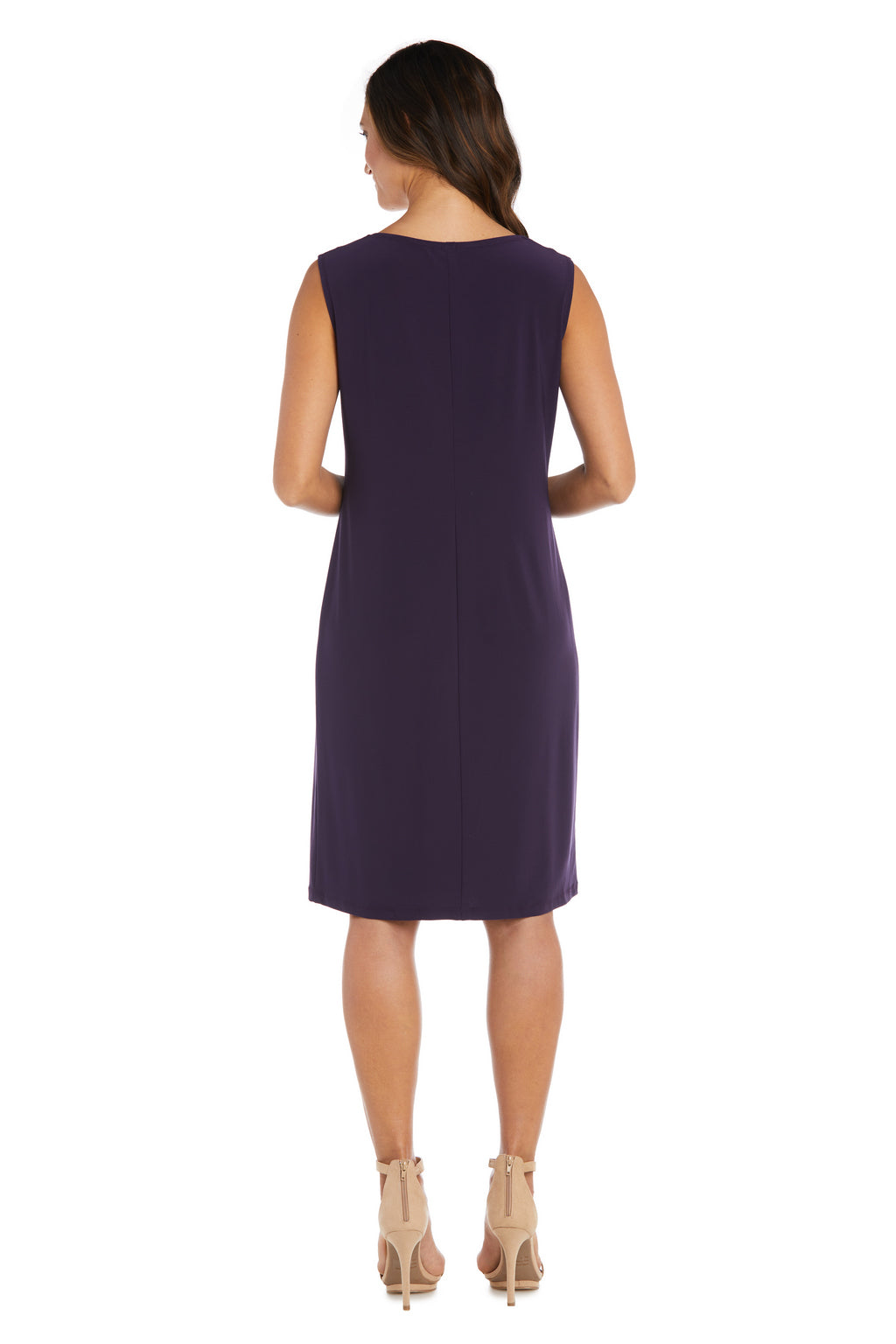 Mother of the Bride Dresses Short Jacket Dress Eggplant