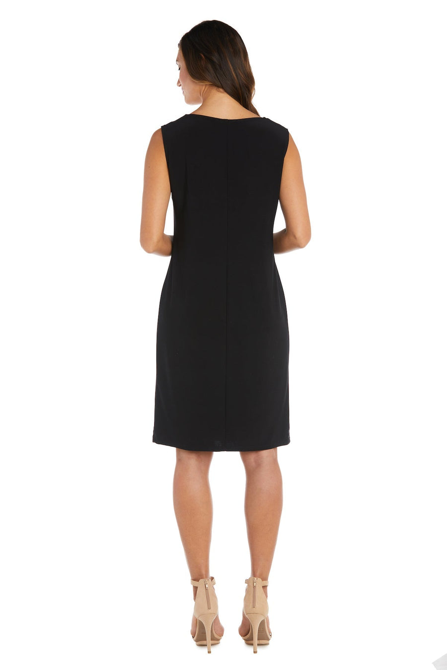 Mother of the Bride Dresses Two Piece Short Jacket Dress Black/Bronze