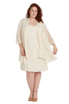 R&M Richards 9458W Plus Size Short Jacket Dress