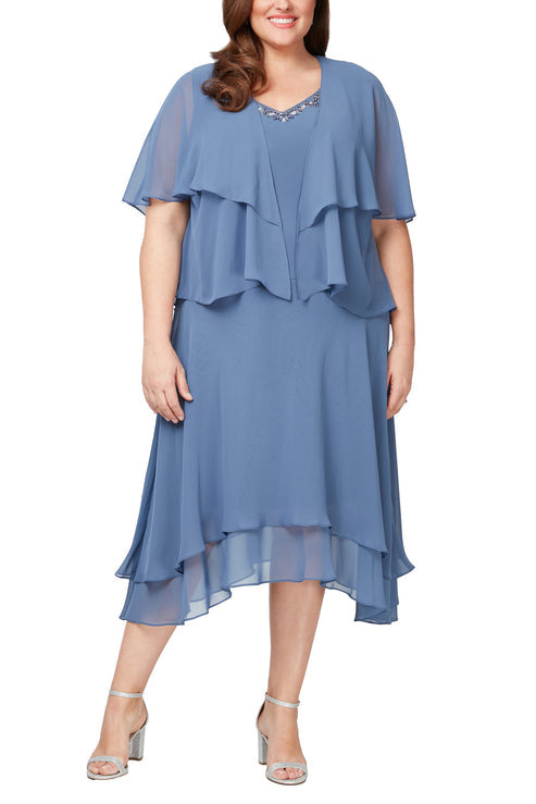 Plus Size Dresses Plus Size Short Cocktail Dress Wedgewood
