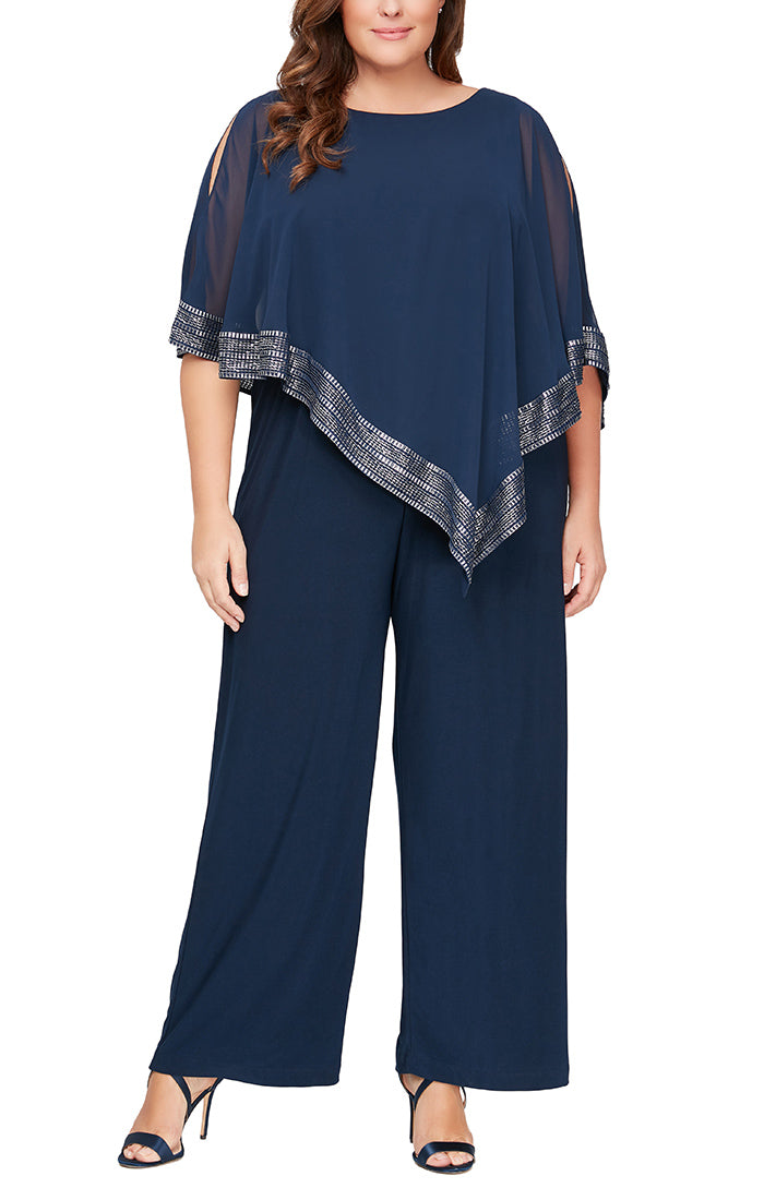 جمبسوت رسمي مقاس كبير من SL Fashions 9477331