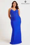 Prom Dresses Long Formal Fitted Prom Plus Size Dress Royal