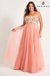 Prom Dresses Long Formal Sequin Floral Plus Size Prom Dress Spring Pink