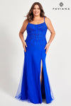 Prom Dresses Long Prom Beaded Prom Lace Plus Size Dress Royal