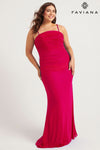 Prom Dresses Long Formal Ruched Plus Size Prom Dress Bright Fuchsia