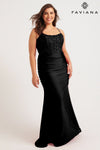 Plus Size Dresses Prom Fitted Long Formal Beaded Corset Plus Size Dress Black