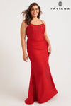 Plus Size Dresses Prom Fitted Long Formal Beaded Corset Plus Size Dress Ruby