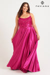 Plus Size Dresses Long Beaded A Line Formal Plus Size Prom Dress Raspberry
