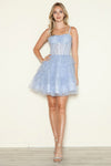 Cocktail Dresses Short A Line Homecoming Sequin Cocktail Dress Lavender