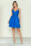 Cocktail Dresses Short Beaded Corset Homecoming Cocktail Dress Royal