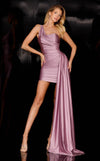 Cocktail Dresses Homecoming Short Fitted Cocktail Dress Mauve