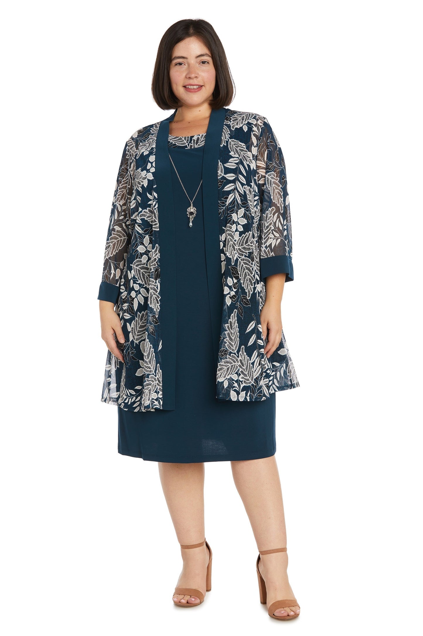 Plus Size Dresses Short Metallic Plus Size Dress Teal