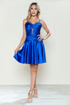 Cocktail Dresses Short A Line Homecoming Cocktail Dress Royal