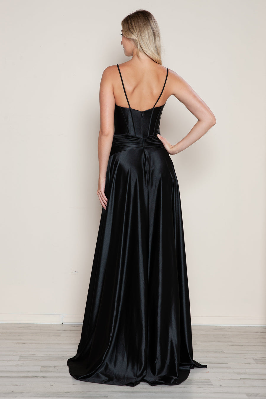 Prom Dresses Prom Long Formal A Line Corset Dress Black