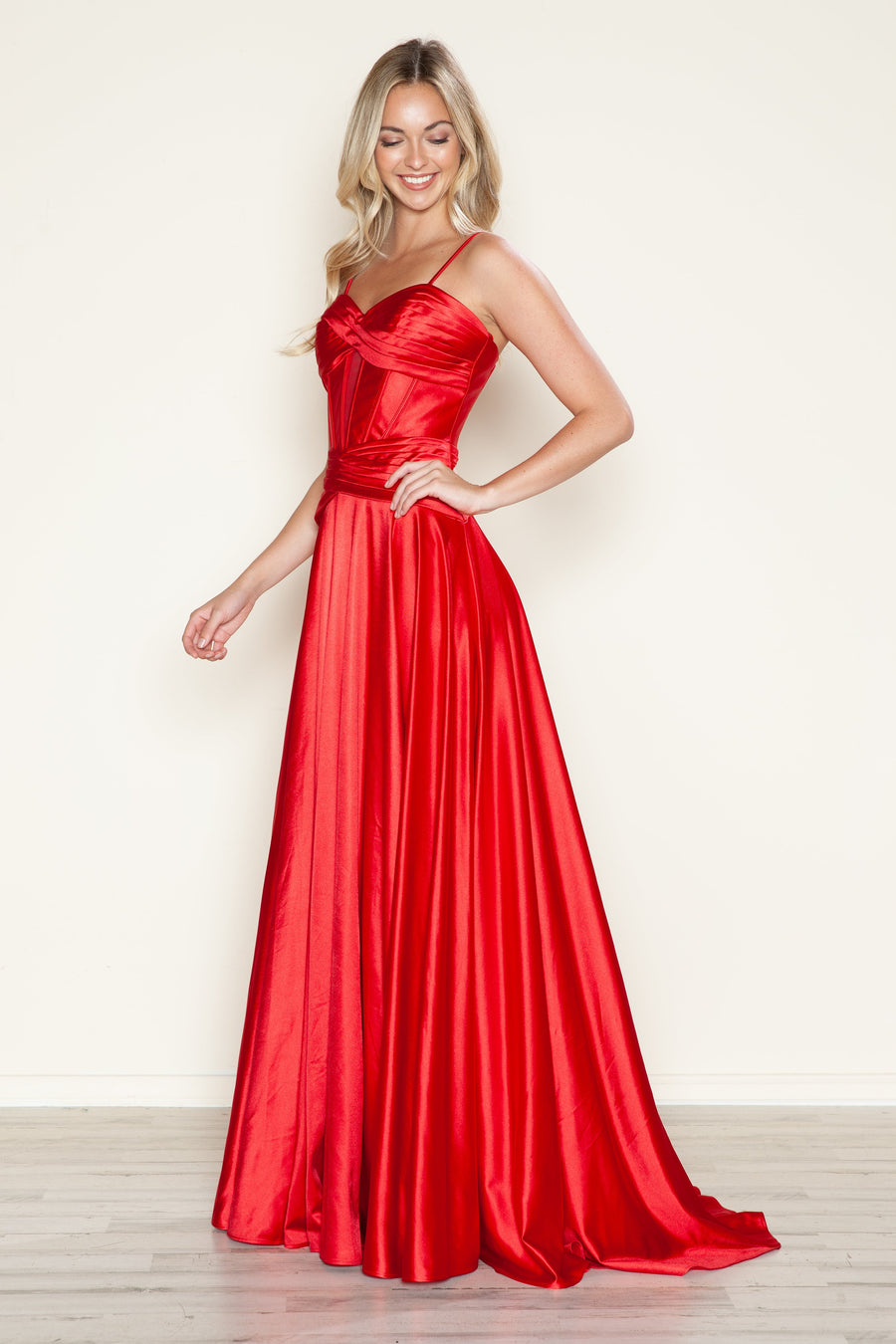 Prom Dresses Prom Long Formal A Line Corset Dress Red