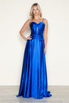 Prom Dresses Prom Long Formal A Line Corset Dress Royal