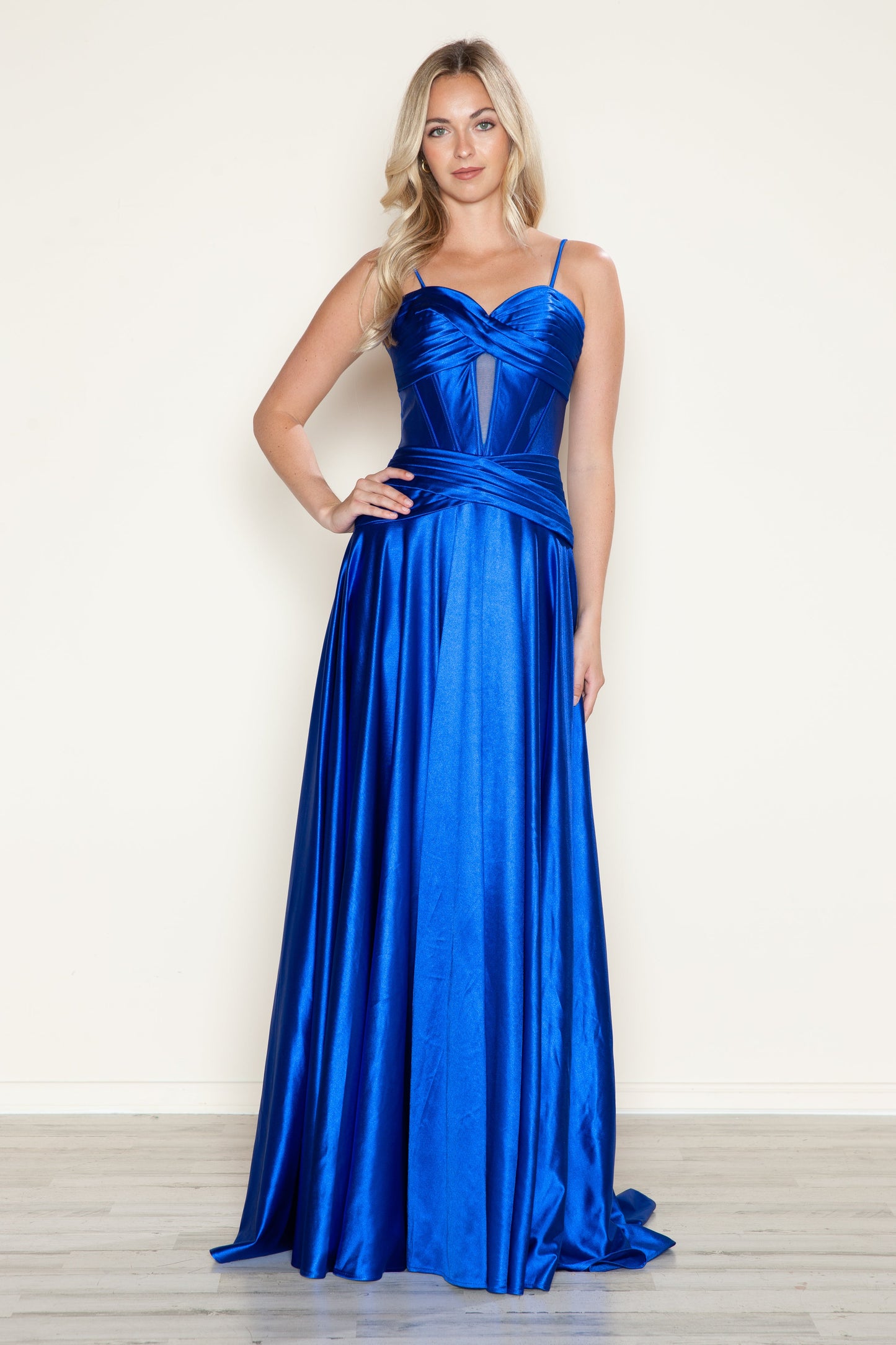 Prom Dresses Prom Long Formal A Line Corset Dress Royal