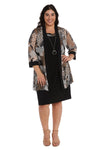 R&M Richards 9703W Short Two Piece Plus Size Dress