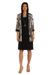 Mother of the Bride Dresses Two Piece Short Mother of the Bride Jacket Dress Taupe Black