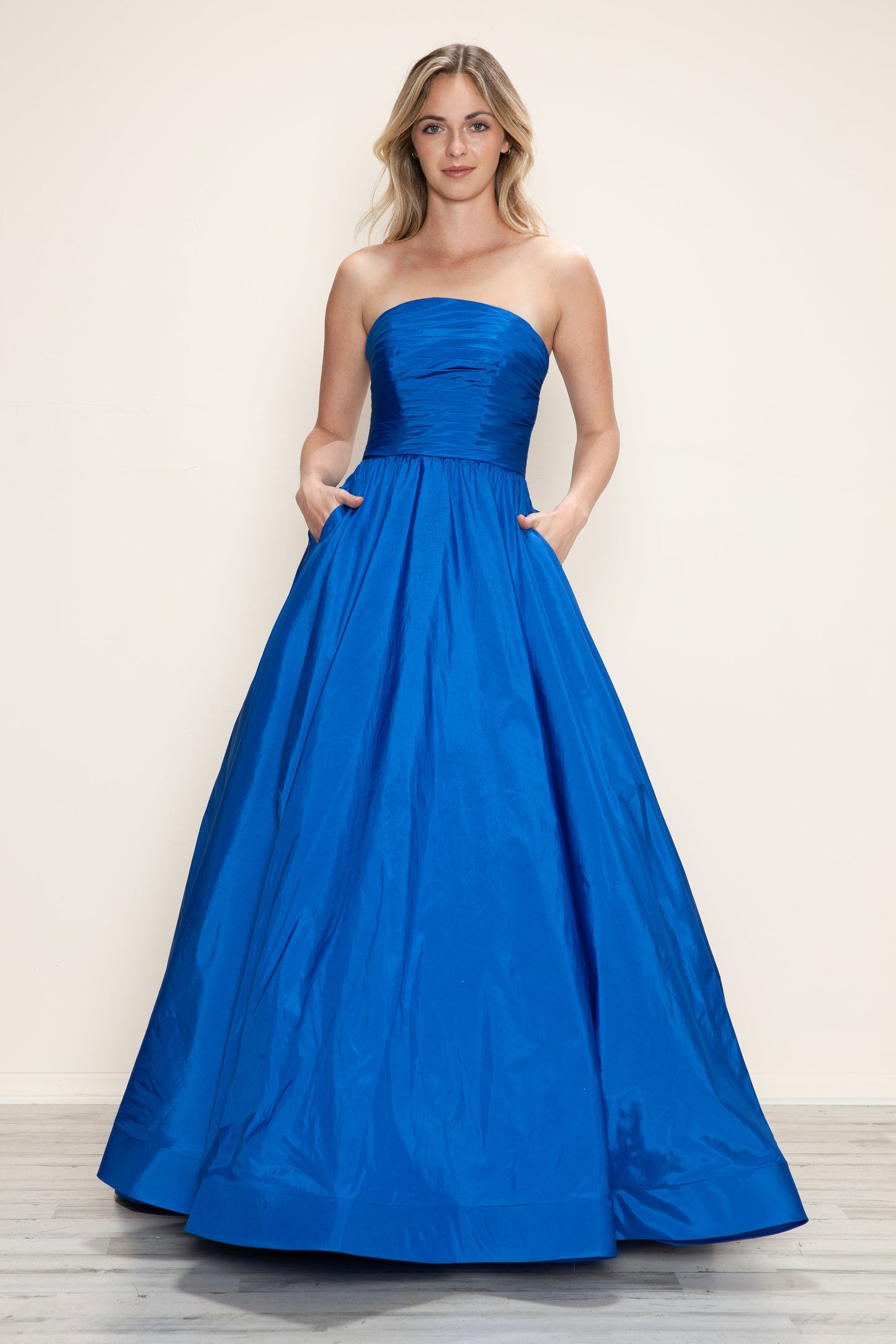 Prom Dresses A Line Long Formal Ruched Prom Dress Royal