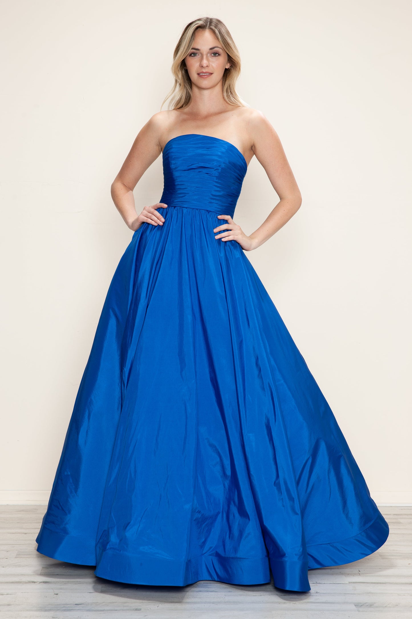 Prom Dresses A Line Long Formal Ruched Prom Dress Royal