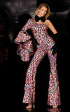 Jumpsuit Prom Long Formal Jumpsuit Neon Pink