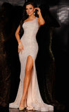 Prom Dresses Long Prom Formal Fitted Sequin Dress Gold