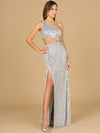 Prom Dresses Formal Long Beaded Fringe Prom Dress Silver