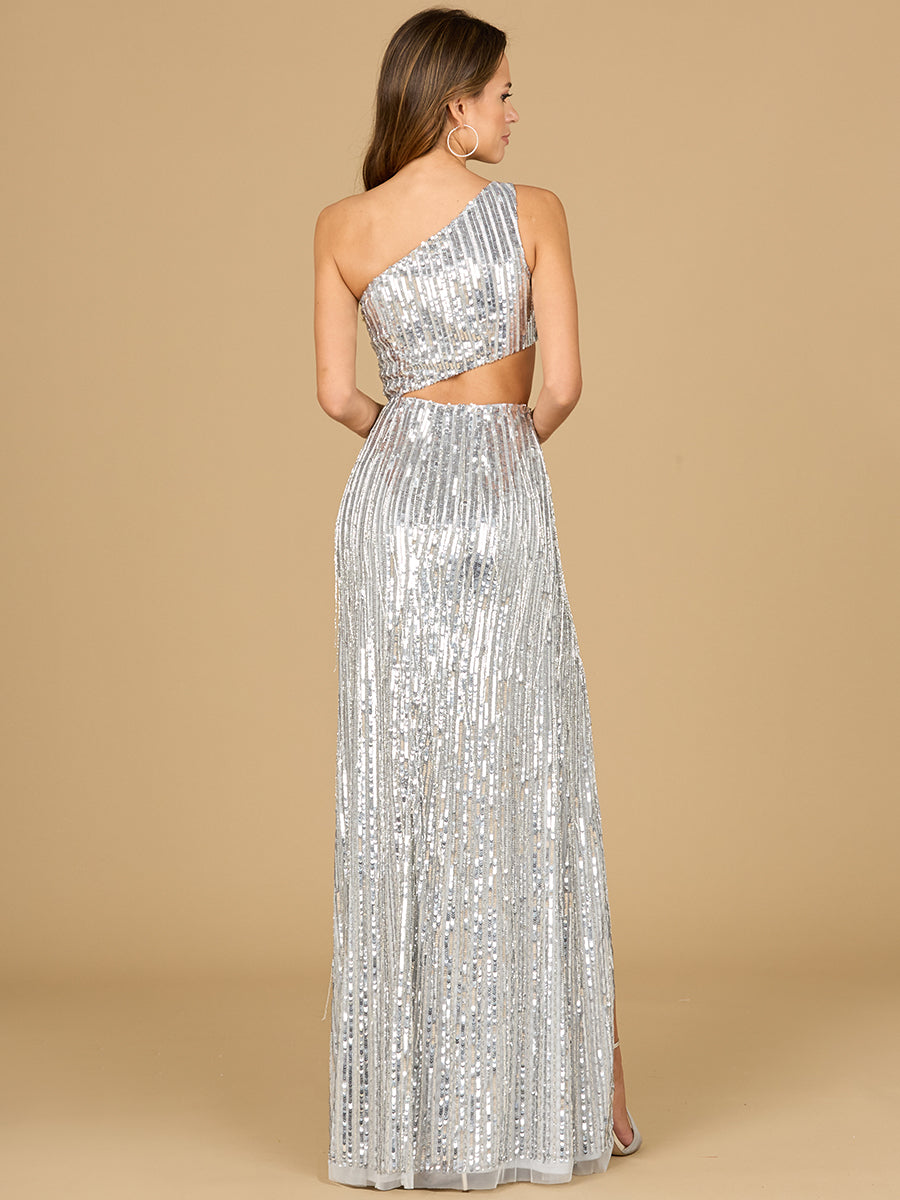 Prom Dresses Formal Long Beaded Fringe Prom Dress Silver
