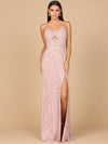 Prom Dresses Long Fitted Slit Formal Prom Dress Cashmere