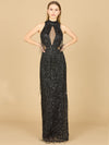 Prom Dresses Beaded Long Evening Fringe Formal Dress Black