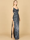 Prom Dresses Long Formal Fitted Sequin Prom Dress Black